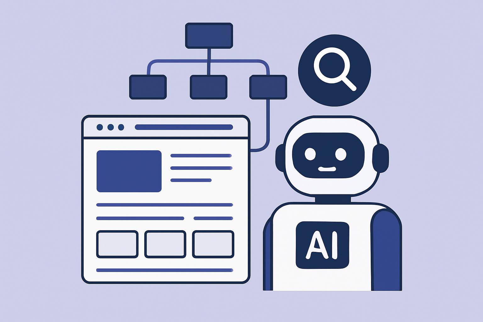 Генерация SEO-структуры сайта через ИИ до этапа дизайна