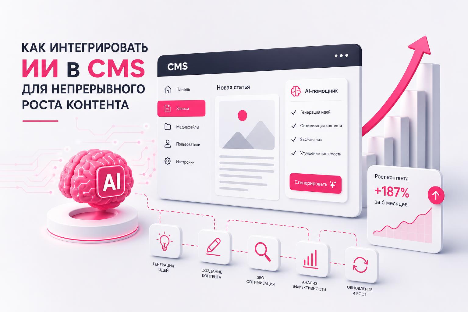 Как интегрировать ИИ в CMS для непрерывного роста контента