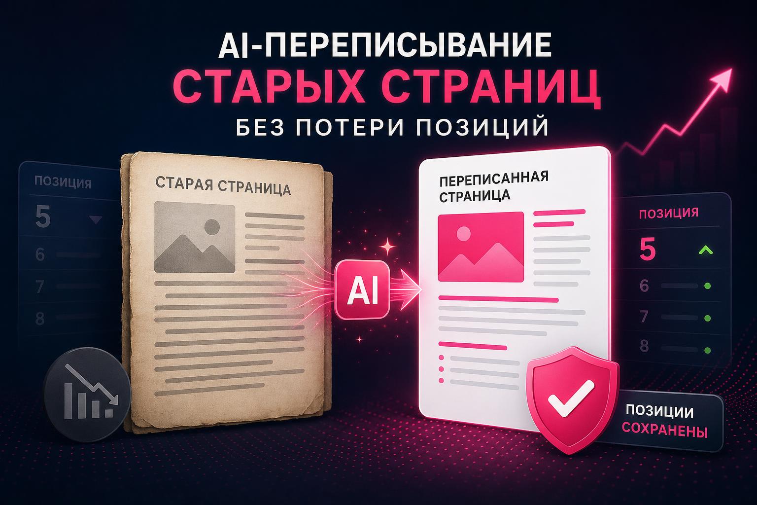 AI-переписывание старых страниц без потери позиций
