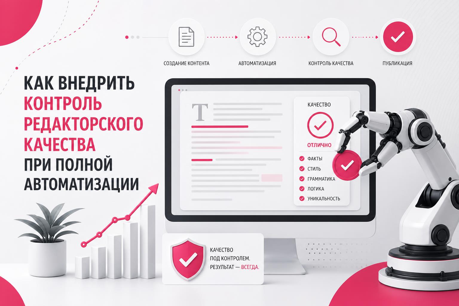Как внедрить контроль редакторского качества при полной автоматизации