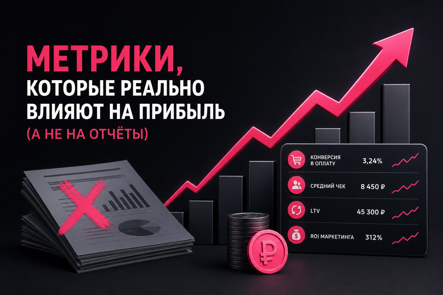 Метрики, которые реально влияют на прибыль (а не на отчёты)