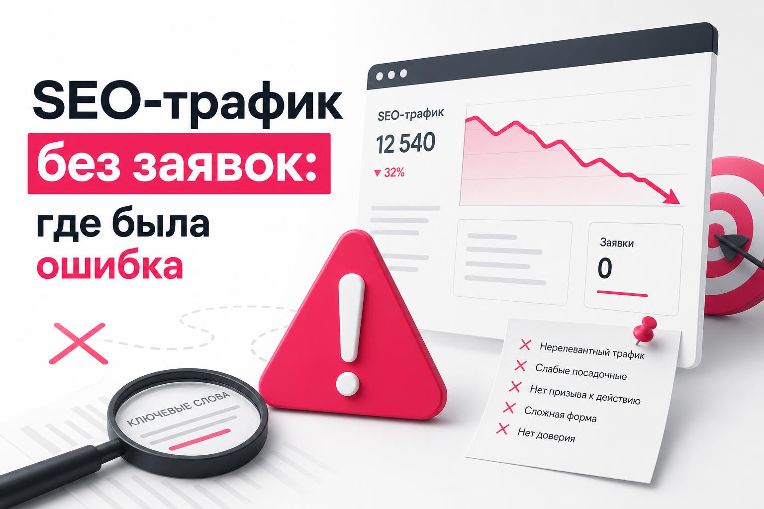 SEO-трафик без заявок: где была ошибка